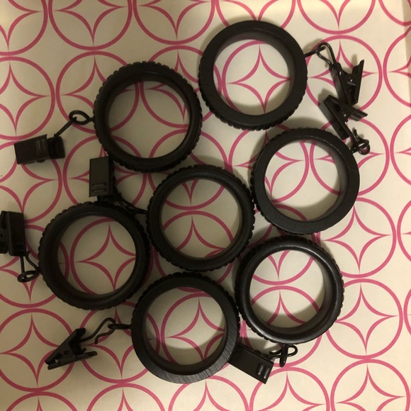 7 - Drapery Rings. Used. - Picture 2 of 6